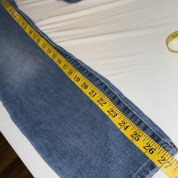 Lucky Brand jeans Ava style ankle skinny extreme distress button/zip Size 4/27 - Picture 3 of 12
